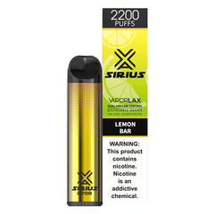 Sirius by VaporLAX - Disposable Vape Device - Case of Lemon Bar (10 Pack)