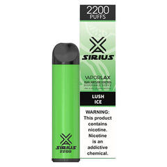 Sirius by VaporLAX - Disposable Vape Device - Case of Lush Ice (10 Pack)