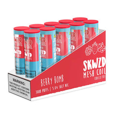 SKWZD - Non-Tobacco Nicotine Disposable Vape Device - Case of Berry Bomb (10 Pack)