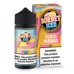 Sorbet Pop eJuice Synthetic - Peach Mango Iced - 100ml