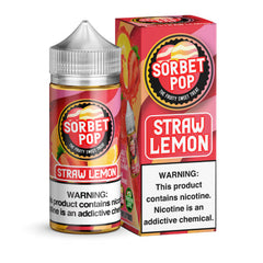 Sorbet Pop eJuice Synthetic - Straw Lemon - 100ml