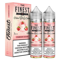 Finest E-Liquid Creme De La Creme - Strawberry Custard - 2x60ml