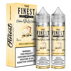 Finest E-Liquid Creme De La Creme - Vanilla Almond Custard - 2x60ml