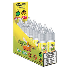 Finest SaltNic Series - Case of Apple Peach Sour - 10x15ml