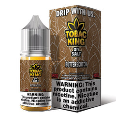 Tobac King eJuice On Salt - Butterscotch - 30ml