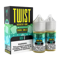 Twist E-Liquids SALTS - Mint 0 Degrees - 2x30ml