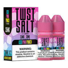 Lemon Twist E-Liquids - ICED Pink Punch TWST SALT - 2x30ml