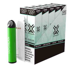 VaporLAX - Disposable Vape Device - Case of Cool Mint (10 Pack)