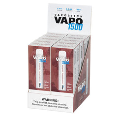 Vaportech Vapo 1500 - Disposable Vape Device - Case of Cherry Banana Ice Cream (10 Pack)