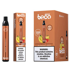 Vaptio Beco Mesh - Disposable Vape Device - Strawberry Banana (10 Pack)