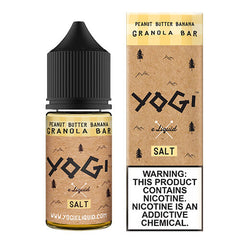 Yogi ELiquid Salts - Peanut Butter Banana Yogi Salt - 30ml